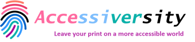 Accessiversity Logo With Tag Line