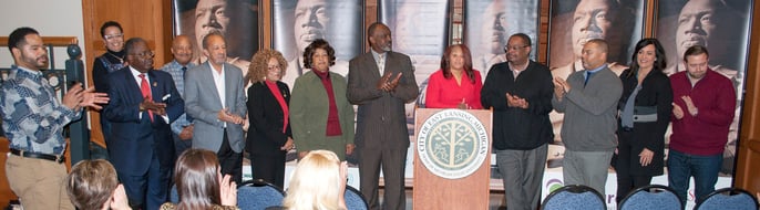 The commissioners of the Greater Lansing Area Dr. Martin Luther King Jr. Holiday Commission are dedicated to preserving the legacy and teachings of Dr. King, supporting community agencies, and empowering youth to achieve educational goals.