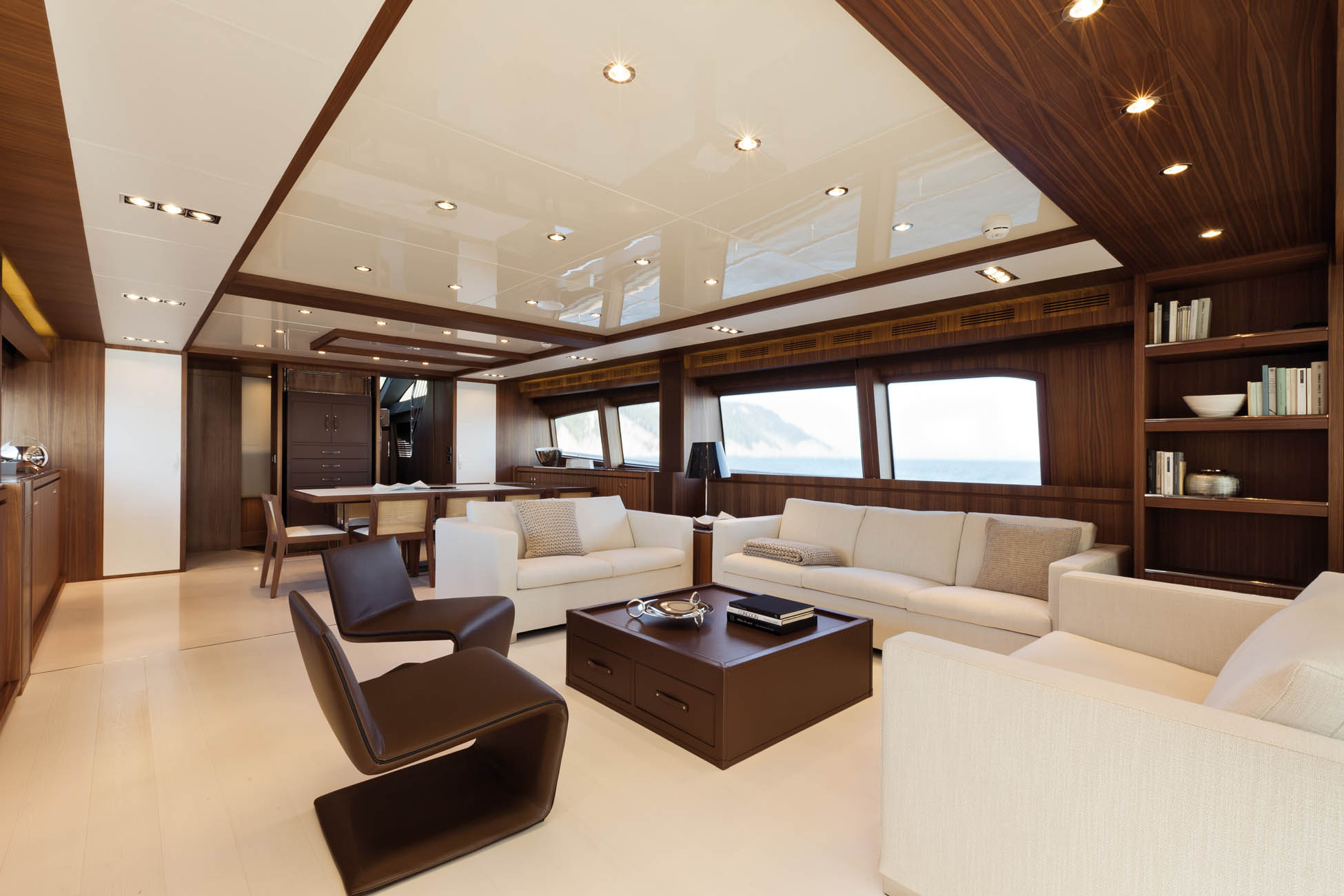 Tecnoform yacht living area